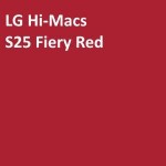 LG Hi-Macs S25 Fiery Red